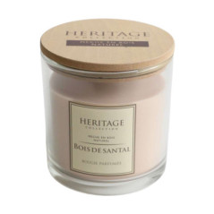 Bougie heritage s bois de santal