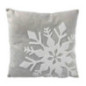 Coussin brode flocon 45x45cm bei