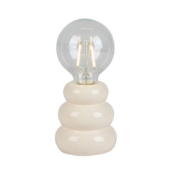 Lampe led avec ampoule 9x9xh18,5