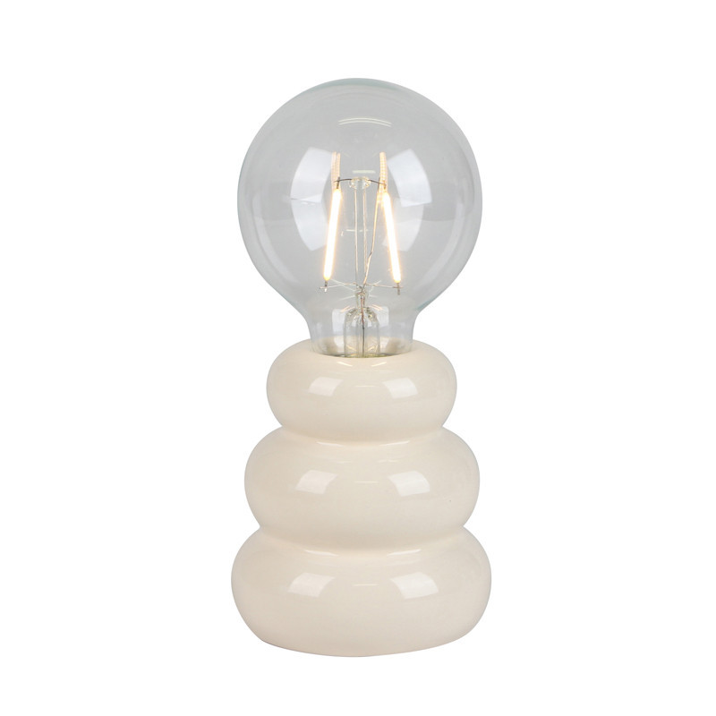 Lampe led avec ampoule 9x9xh18,5