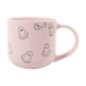 Mug rose avec fantomes
