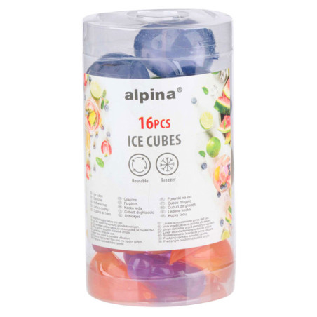 Lot de 16 glacons fruit