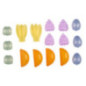 Lot de 16 glacons fruit