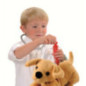 Valise veterinaire avec peluche