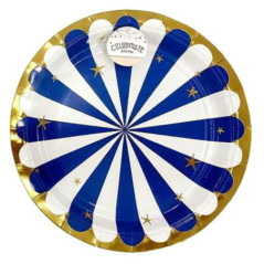 Assiettes d18cm x8 en carton cir