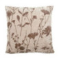 Coussin flowery beige