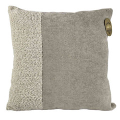 Coussin chenille bouclette