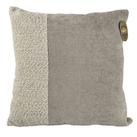 Coussin chenille bouclette
