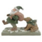 Pere noel et ours h17cm