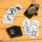 Jeu de cartes poudlard dans une
