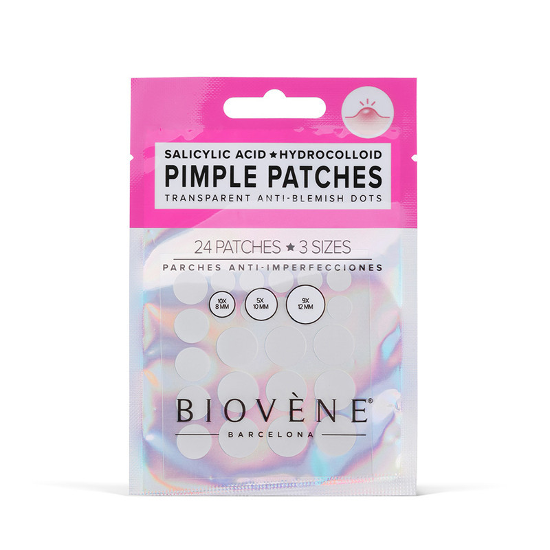 Patch boutons 24 pcs transparent