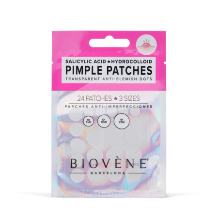 Patch boutons 24 pcs transparent
