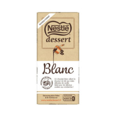 Tablette chocolat blanc 170g