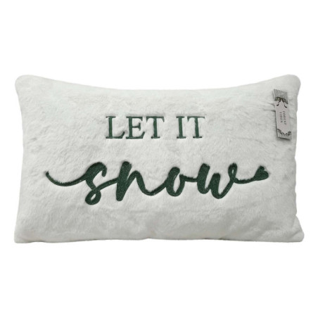Coussin fourrure let it snow 50x
