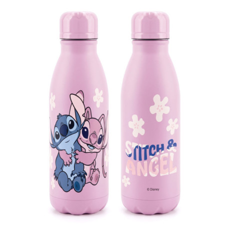Bouteille alu 600 ml stitch et a