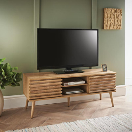 Meuble tv portes coulissantes
