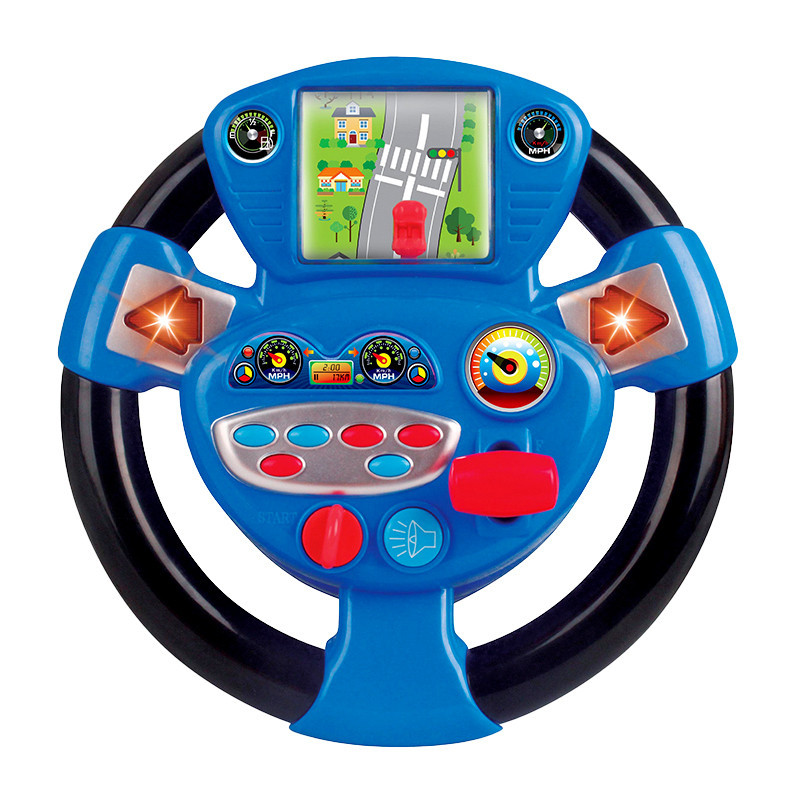 Volant de voiture avec ecran