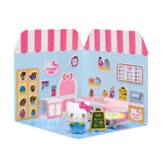 Hello kitty flower cafe diy stic