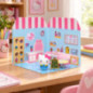 Hello kitty flower cafe diy stic