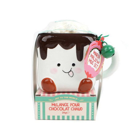Set de mug avec figurines marshm