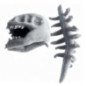 Costume squelette dinosaure 90cm