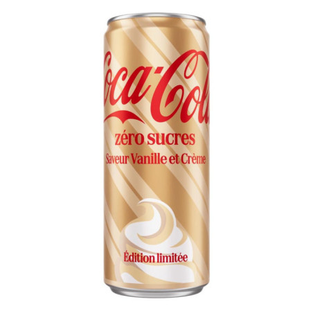 Soda zero vanille et creme 33cl
