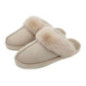 Chaussons fourrure femme