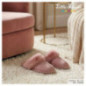 Chaussons fourrure femme