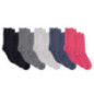 Chaussettes unies femme x 10