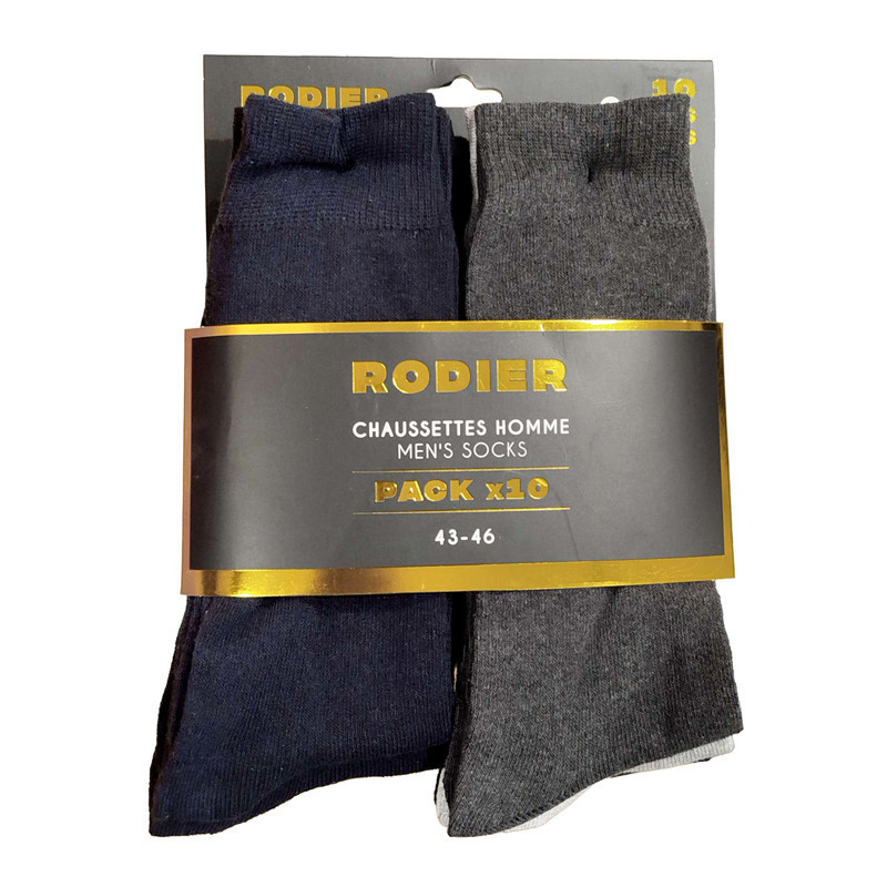Chaussettes unie homme x 10
