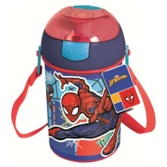 Gourde spiderman avec dragonne