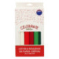 Lot de 6 papiers crepon noel