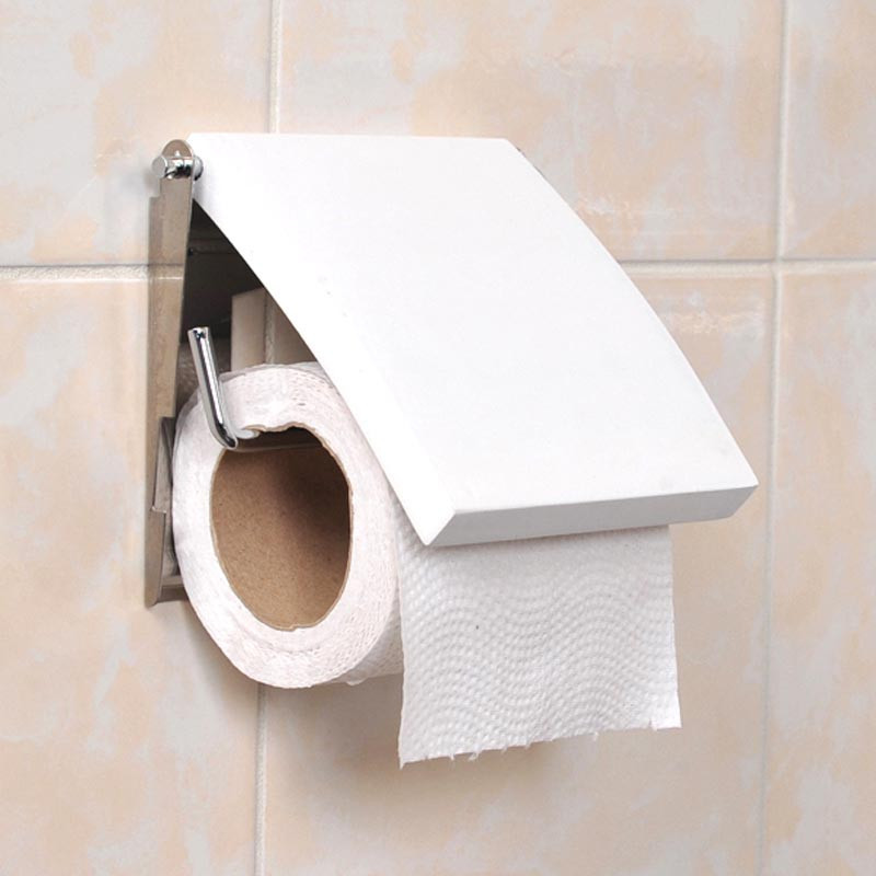 Derouleur papier wc blanc