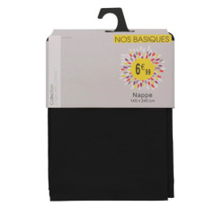 Nappe poly 140x240 noir