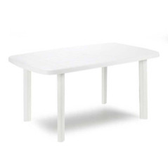 Table ovale blanc