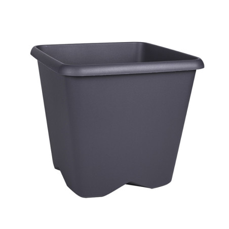 Pot carre chorus 20cm gris