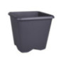 Pot carre chorus 20cm gris