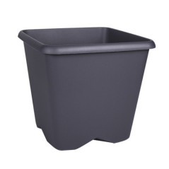 Pot carre chorus 25cm gris