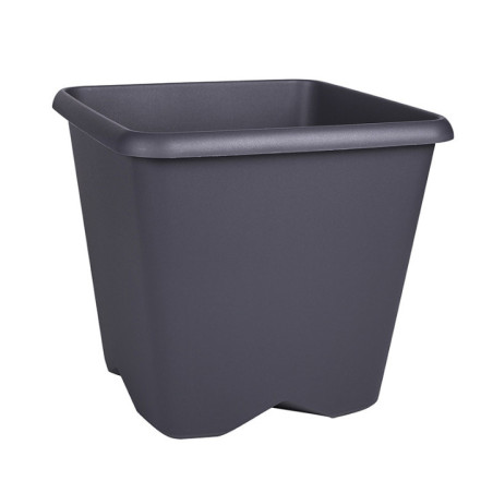 Pot carre chorus 25cm gris