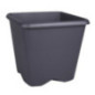 Pot carre chorus 30cm gris
