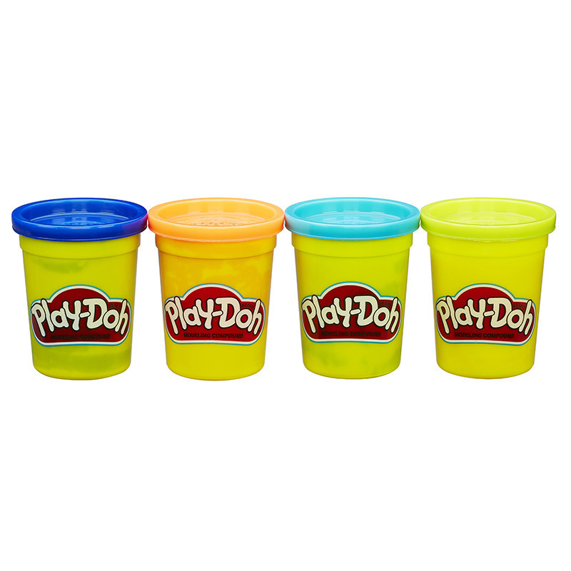 Play-doh 4 pots asst