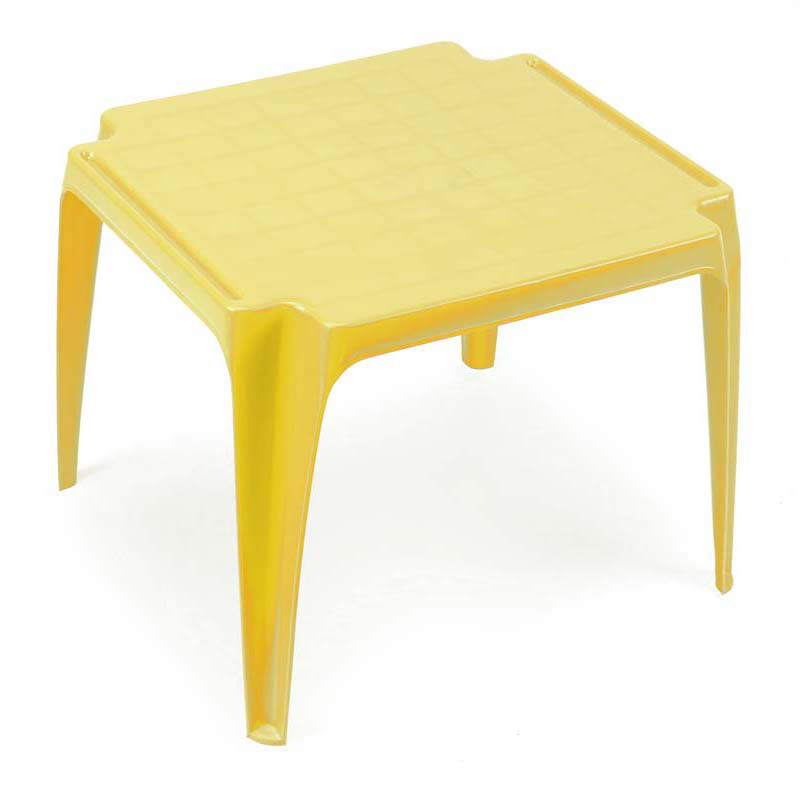 Table enfant jaune