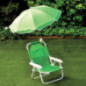 Chaise pliante avec parasol