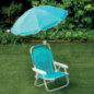 Chaise pliante avec parasol
