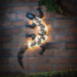 Decoration murale gecko solaire