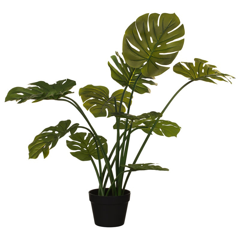 Monstera artificielle en pot