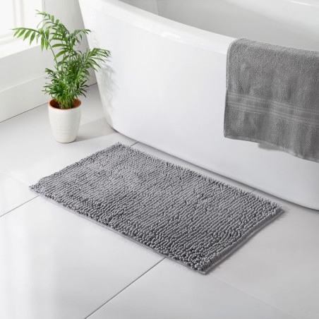 Tapis de bain chenille 50x80cm g