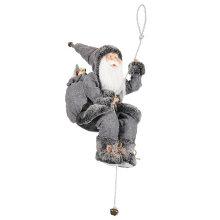 Pere noel grimpant 45cm