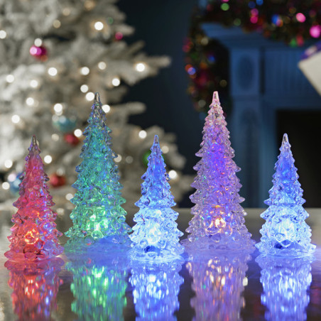 Set 5 sapins lumineux