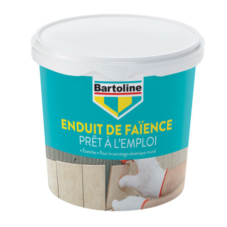 Enduit de faience pot